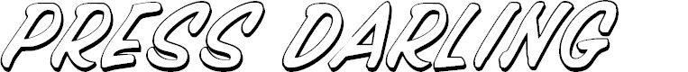 Preview image for Press Darling Shadow Italic