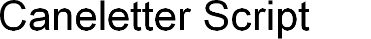 Preview image for CaneletterScriptPersonalUse