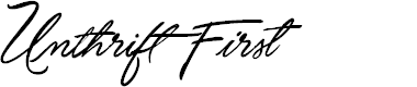 Preview image for Unthrift First Personal