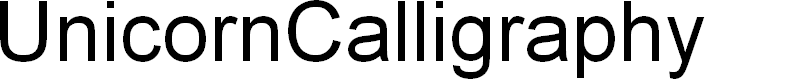 Preview image for UnicornCalligraphy