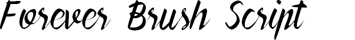Preview image for Forever Brush Script