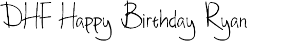 Preview image for DHF Happy Birthday Ryan
