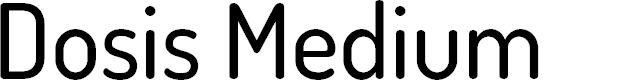 Preview image for Dosis Medium