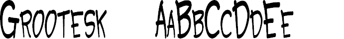Preview image for Grootesk Bold