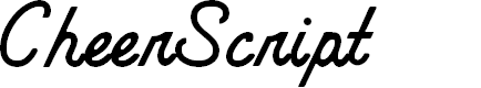 Preview image for CheerScriptROUNDRegular