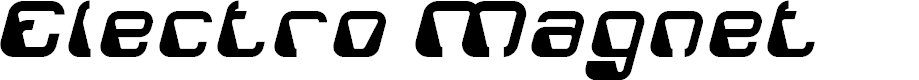 Preview image for Electro Magnet Font