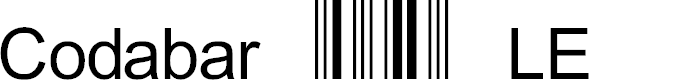 Preview image for Codabar 123 LE