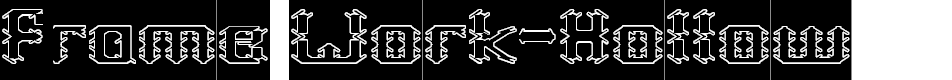 Preview image for Frame Work-Hollow