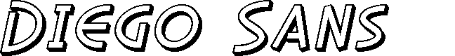 Preview image for SF Diego Sans Shaded Oblique
