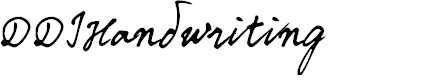 Preview image for DDIHandwriting