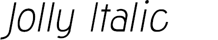 Preview image for Jolly Italic