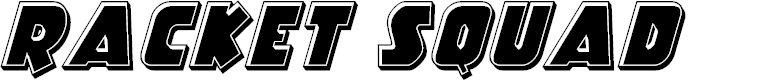 Preview image for Racket Squad Bevel Italic