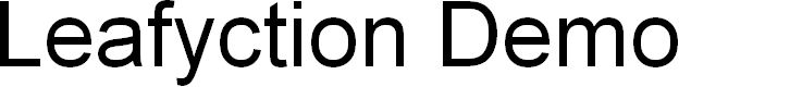 Preview image for Leafyction Demo