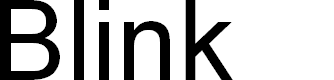 Preview image for Blink Font