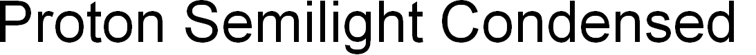 Preview image for Proton Semilight Condensed