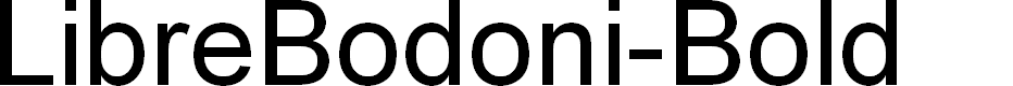 Preview image for LibreBodoni-Bold