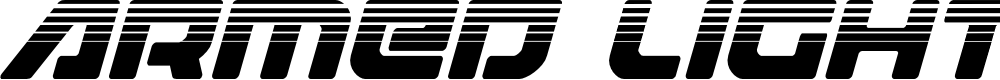 Preview image for Armed Lightning Halftone Italic
