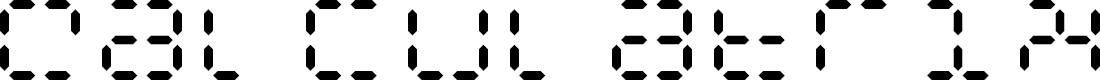 Preview image for Calculatrix 12 Regular