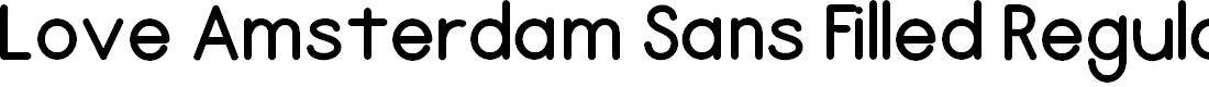 Preview image for Love Amsterdam Sans Filled Regular
