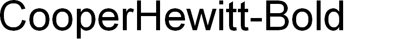 Preview image for CooperHewitt-Bold
