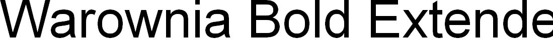 Preview image for Warownia Bold Extended Oblique