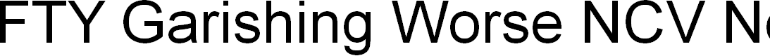 Preview image for FTY Garishing Worse NCV Normal