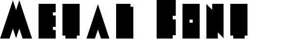 Preview image for Metal Font