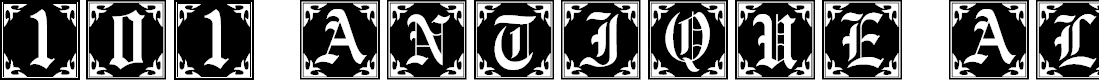 Preview image for 101! Antique Alpha Font