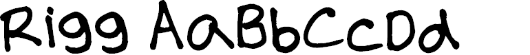 Preview image for RIGG Font