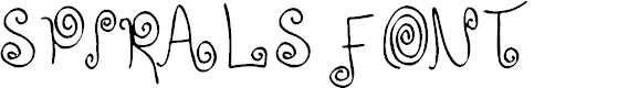 Preview image for SPIRALS FONT