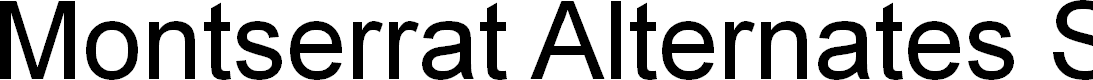Preview image for Montserrat Alternates SemiBold Italic