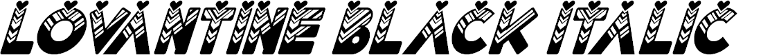Preview image for Lovantine Black italic