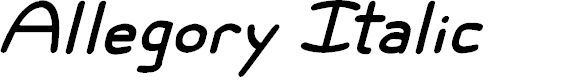 Preview image for Allegory Italic