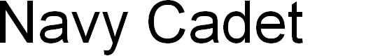 Preview image for Navy Cadet Expanded Italic