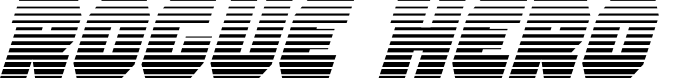 Preview image for Rogue Hero Gradient Italic