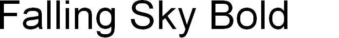 Preview image for Falling Sky Bold