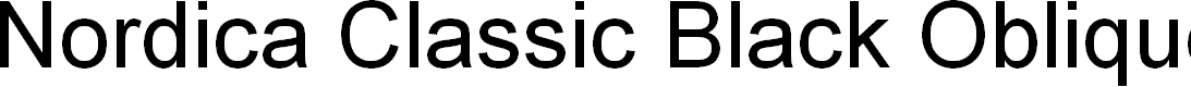 Preview image for Nordica Classic Black Oblique Outline