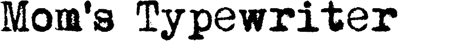 Preview image for Mom´sTypewriter