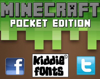 MINECRAFT PE font by KiddieFonts - FontSpace