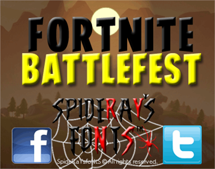 fortnite battlefest font fortnite free font - font fortnite free
