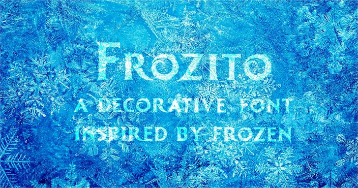 Frozito Font handwriting turquoise