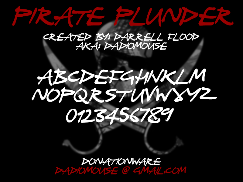 common pirate fonts