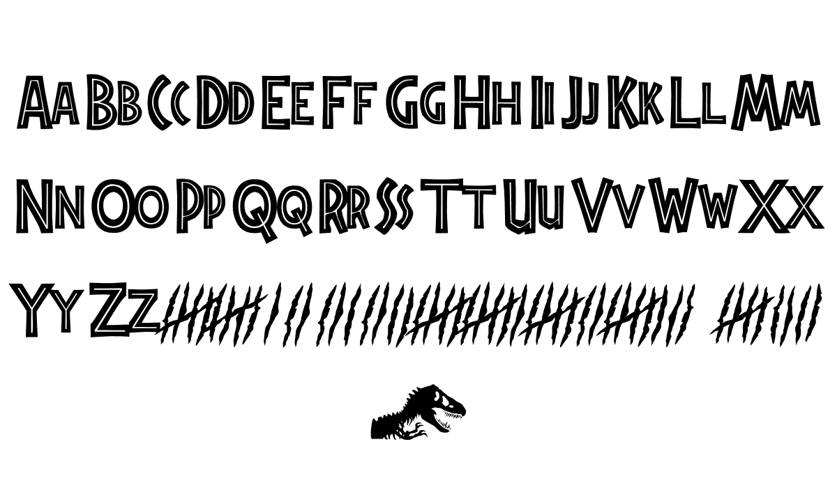 Jurassic Park Font - FontSpace